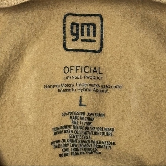 Official General Motors Brown C1 Corvette Long Sleeve - Picture 3 of 4